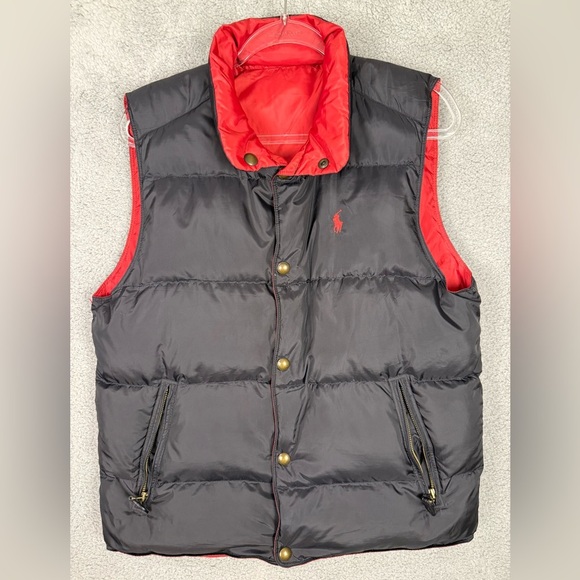Polo Ralph Lauren Other - Polo Ralph Lauren down filled reversible black/red men’s medium preowned